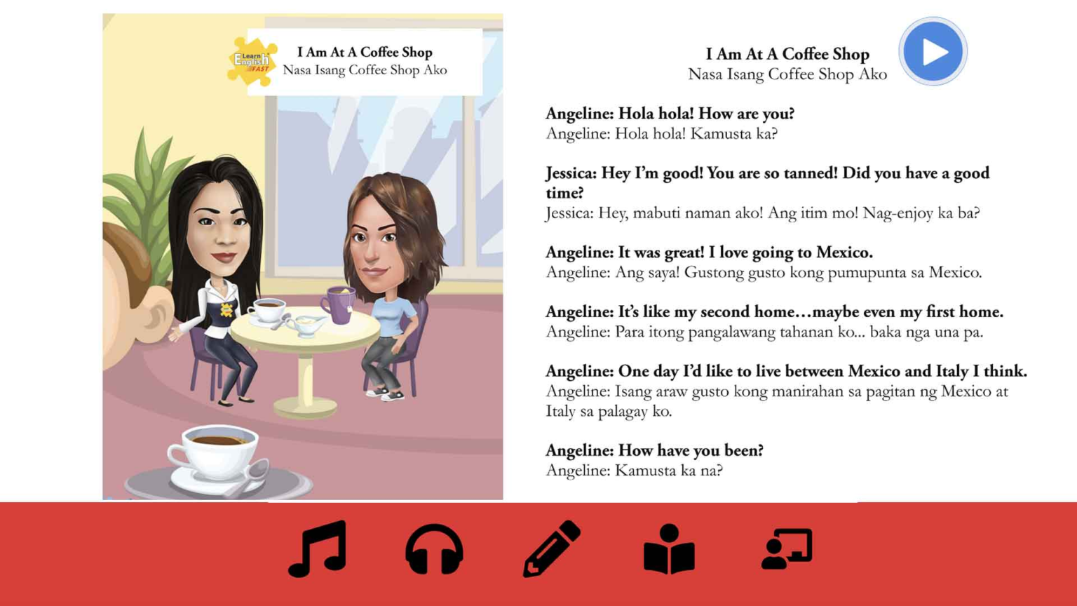 English Tagalog Conversations Book