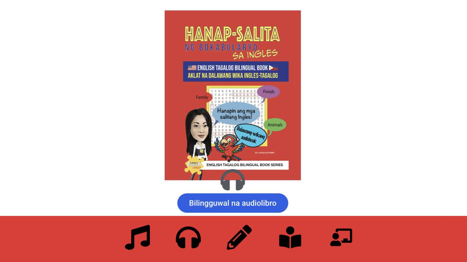 Bilingual Audiobook English Tagalog Vocabulary