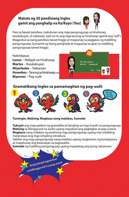 30 Verbs and pronouns You English Tagalog Bilingual Audiobook Co