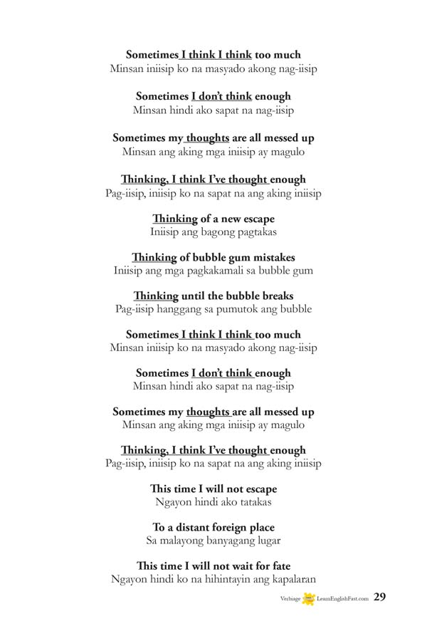 Verbiage-Songs-For-Learning-English-TAGALOG-bilingual-songbook-29